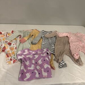 7 baby onesie bundle 0-3 month